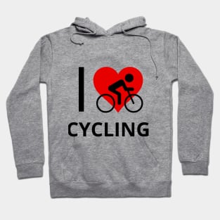 I Love Cycling Hoodie